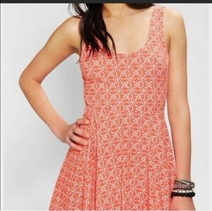 Urban Outfitters Ecote Orange Tank Romper Dress sz S